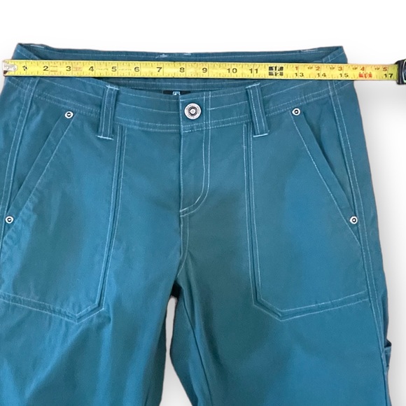 Kuhl EUC! Cropped Hiking Pant Green Sz 4 - Picture 5 of 11